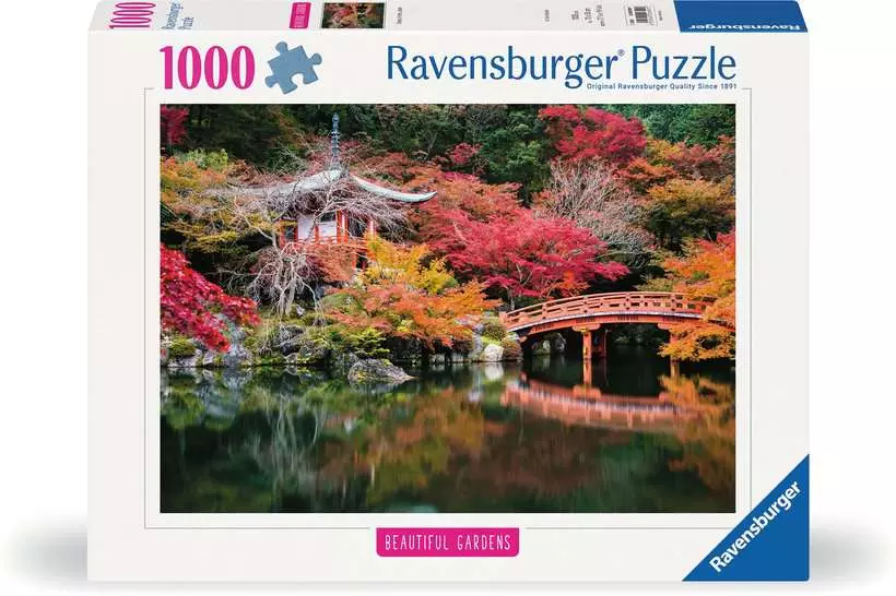 Beautiful Gardens – Kyoto, Japan – 1000 Piece Jigsaw Puzzle (Ravensburger)