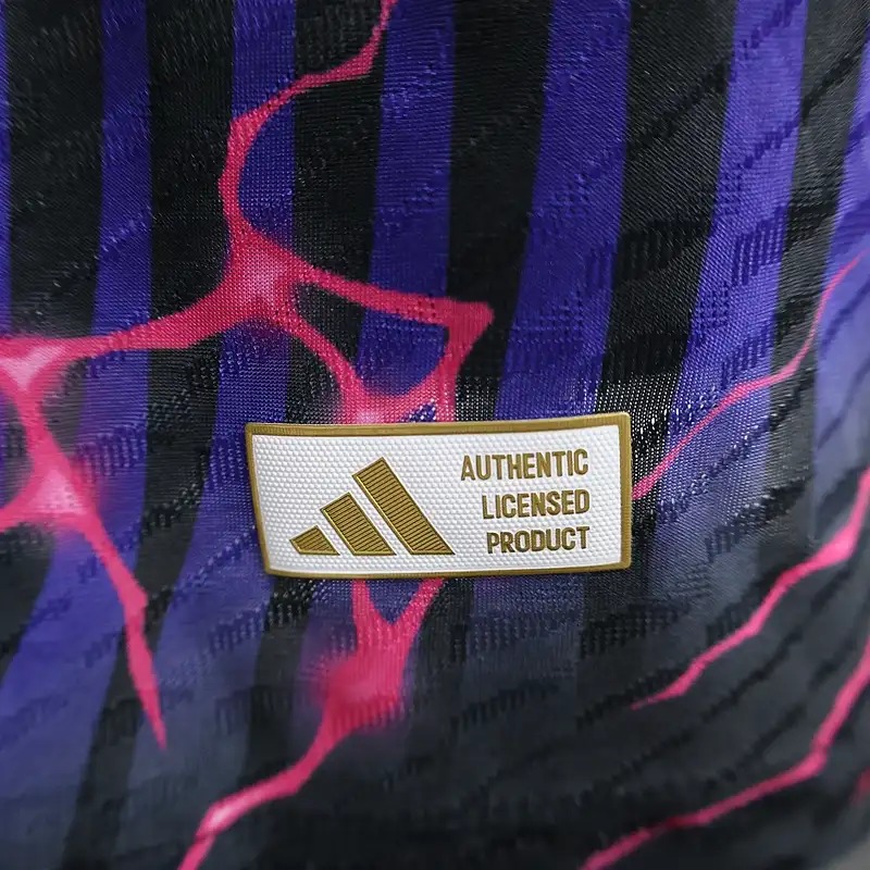 2024/2025 Player Version Real Madrid Purple leopard Special Football Shirt 1:1 Thai Quality