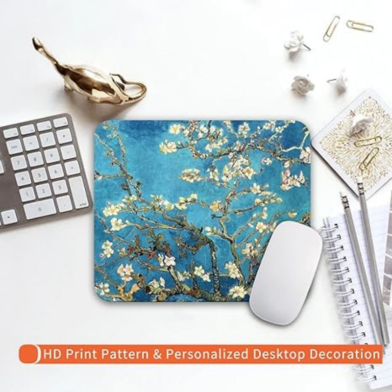 PADARTISAN Square Mouse Pad, Personalized Premium-Textured Custom Mouse Mat Design