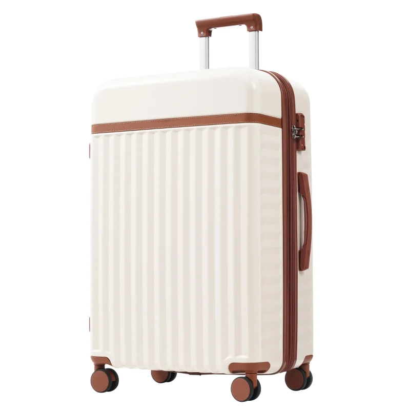 Front Opening Luggage Set 3 Piece, Hardside Carry on Suitcase with USB Port, Expandable Luggage with Handle Bag Spinner Wheels TSA Lock