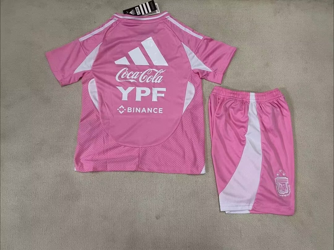 25-26 Argentina Pink Jersey - Kids