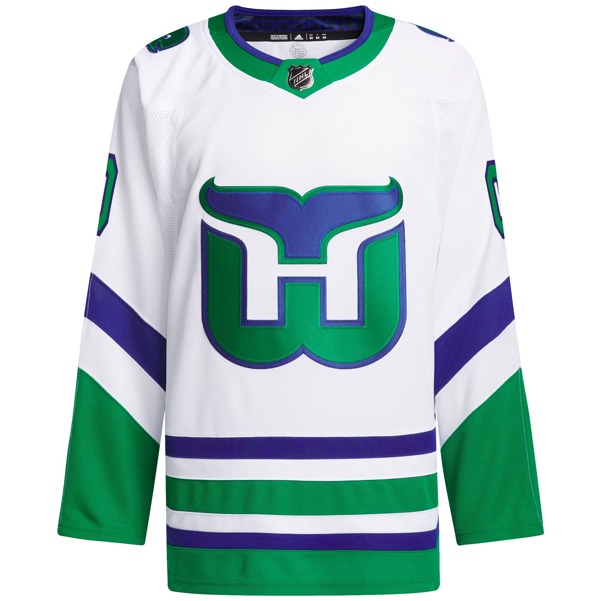 Carolina Hurricanes     Primegreen  Custom Jersey – White