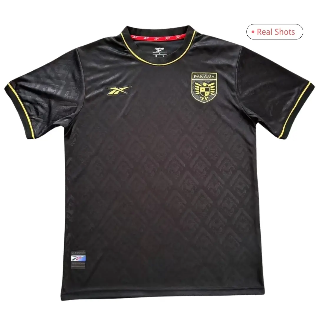 Panama Third Away Football Jersey 2025 Black