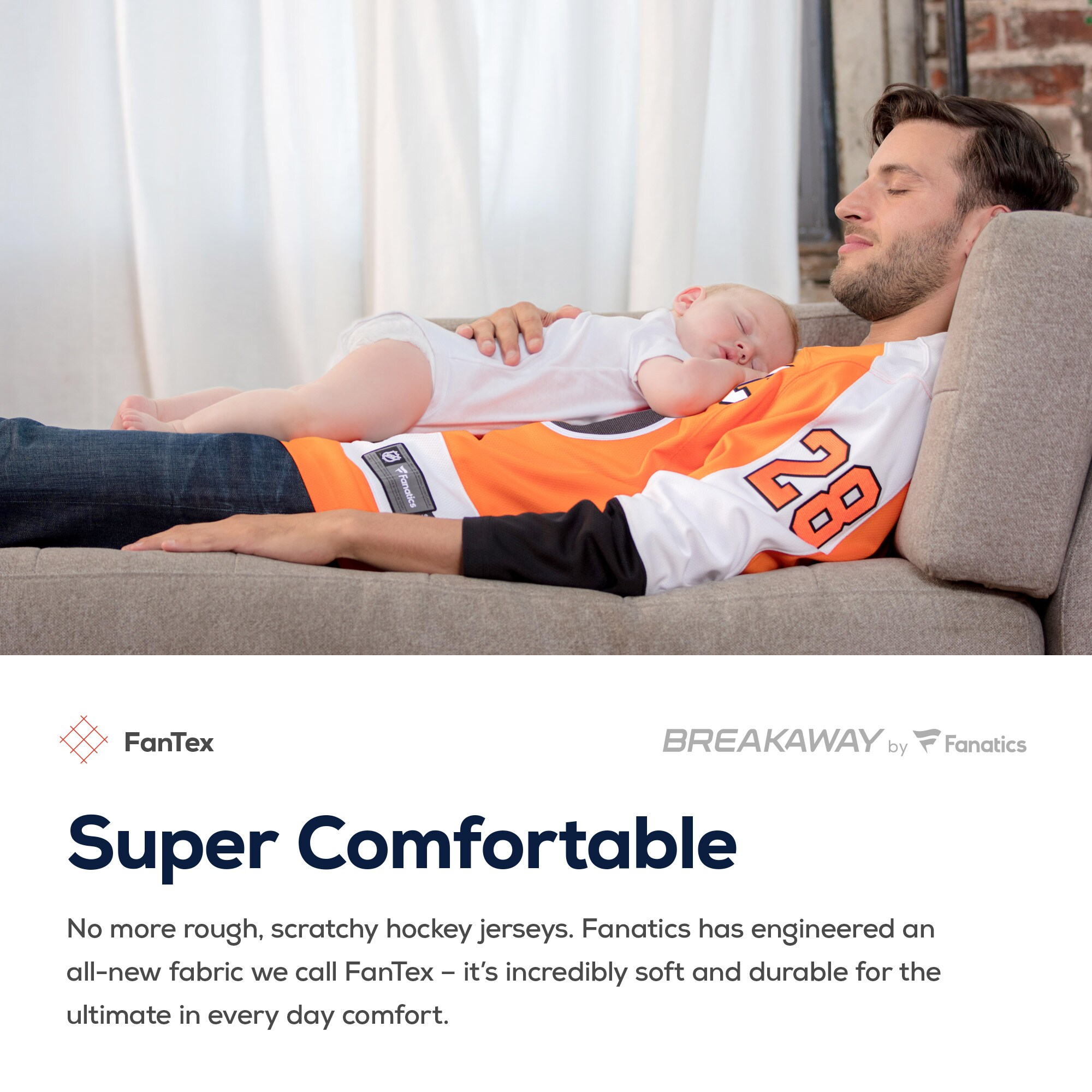 Philadelphia Flyers Fanatics Women’s Away Breakaway Jersey – White