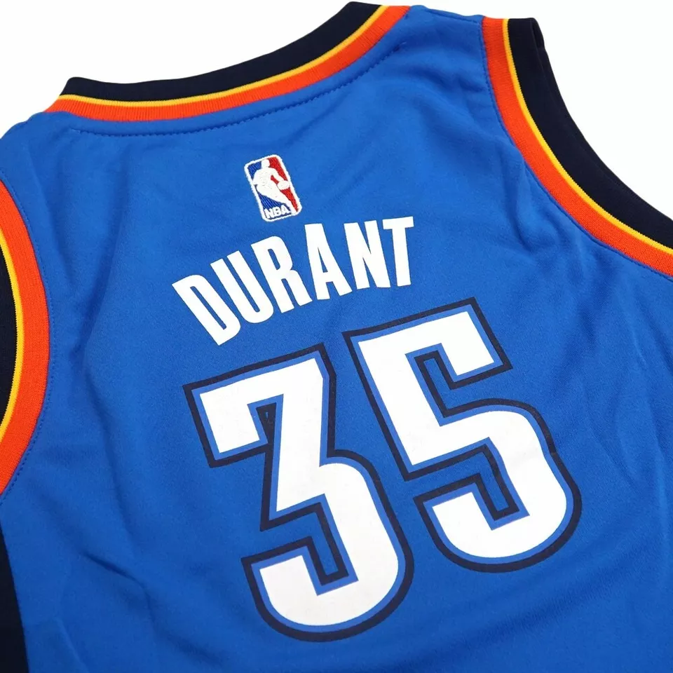 Kevin Durant Oklahoma City Thunder NBA adidas Replica Blue Jersey