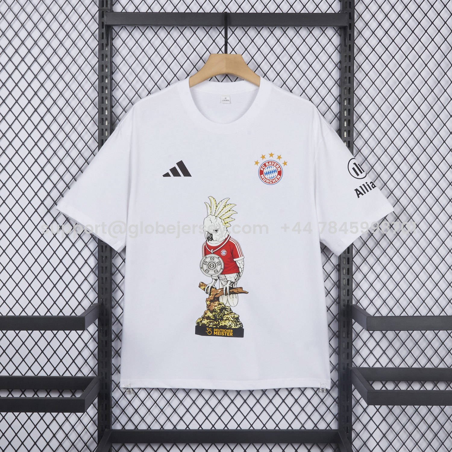 Bayern Munich 25-26 “35. Deutscher Meister” Championship Commemorative White T-shirt
