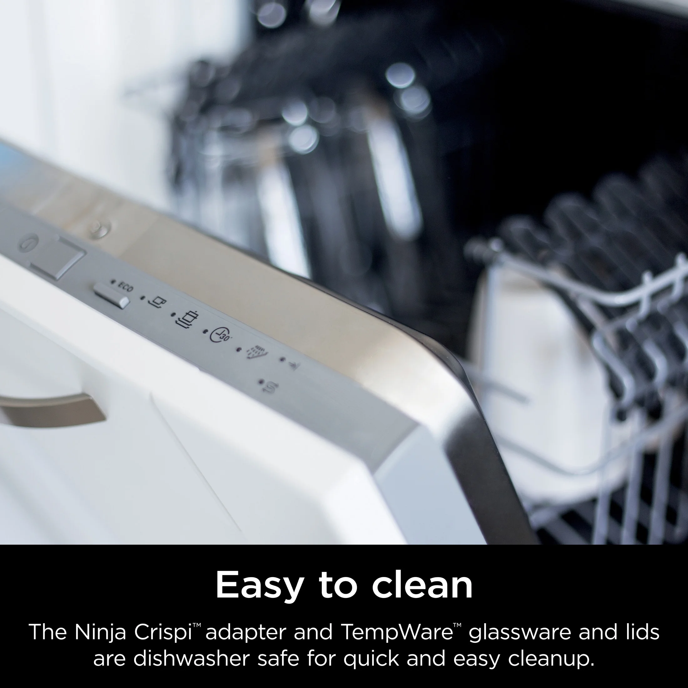 Ninja Crispi 3-in-1 Portable Glass Air Fryer Cooking System, 1500W, 4-Qt & 5-Cup TempWare Glass Containers with Storage Lids, Microwave, Freezer & Dishwasher Safe, White, FN100WH