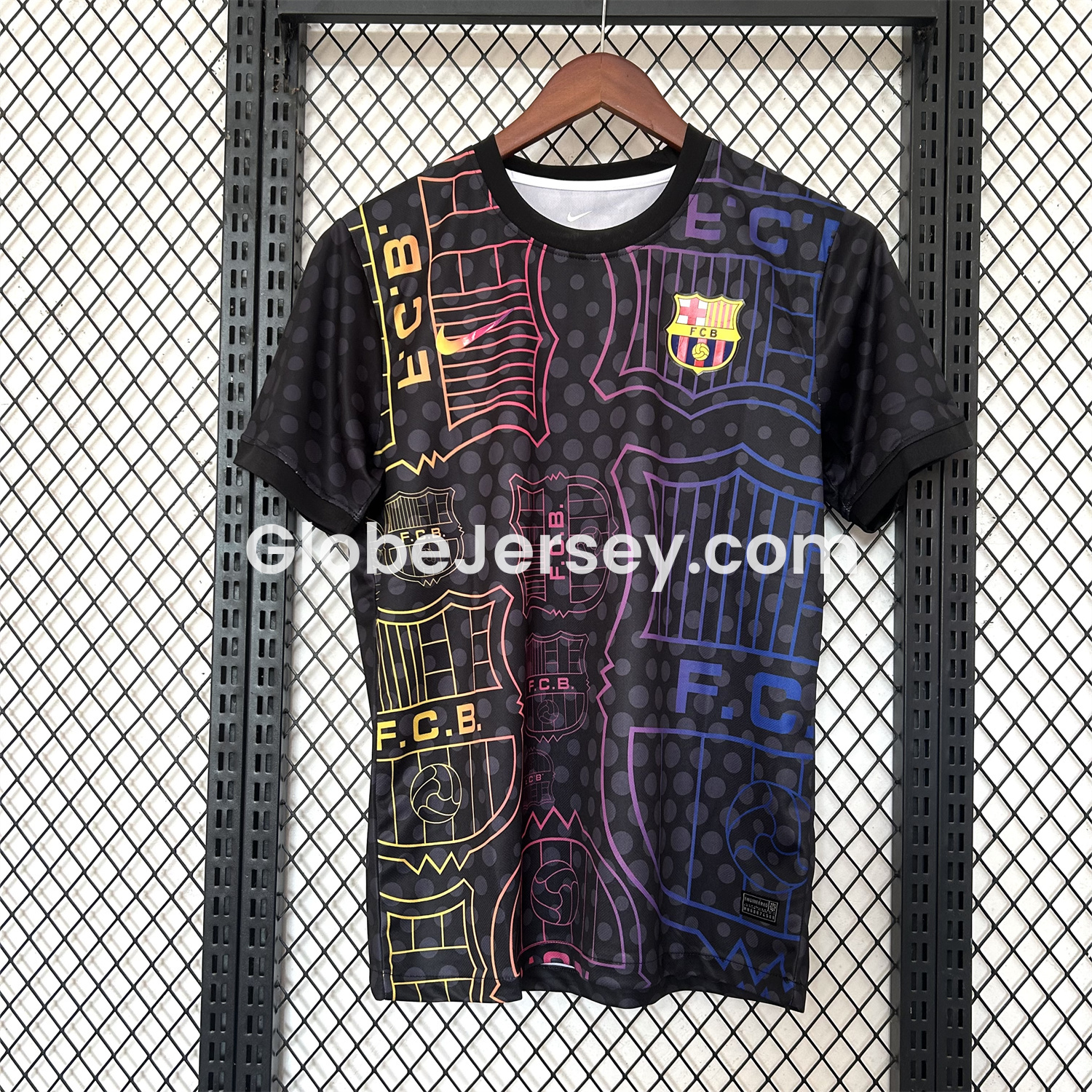 Barcelona 25-26 LOGO Stroke Special Edition Jersey - Fans Version