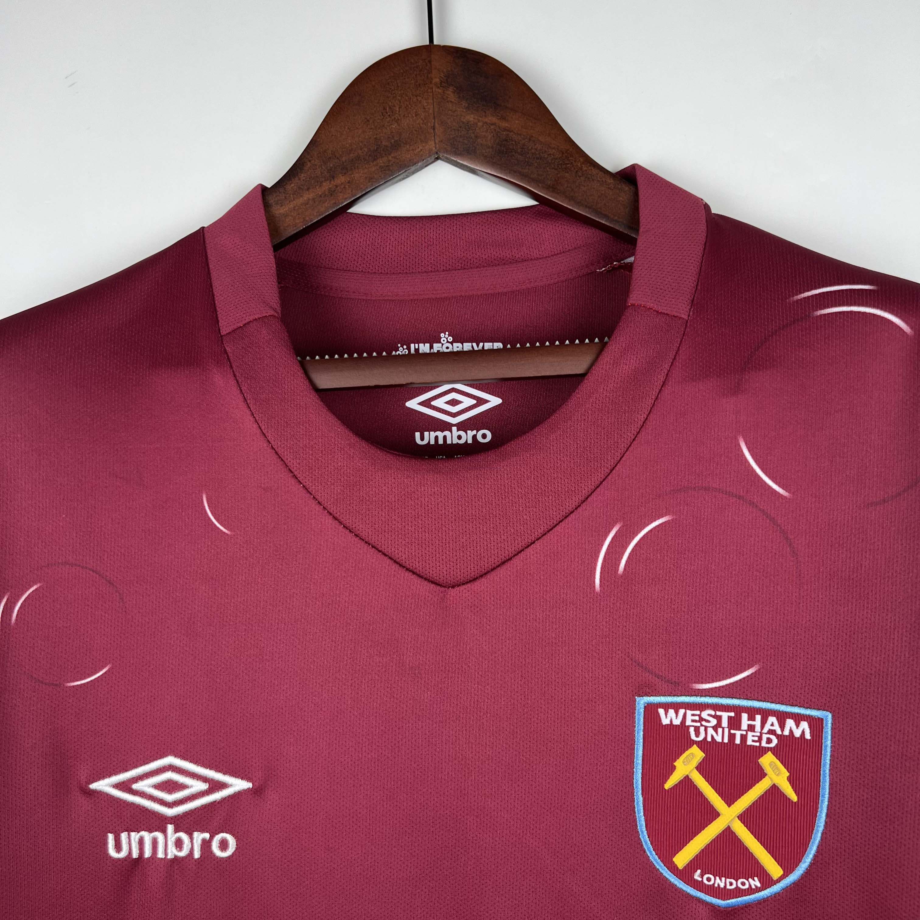 2023/24 West Ham United Football Shirt Home 1:1 Thai Quality