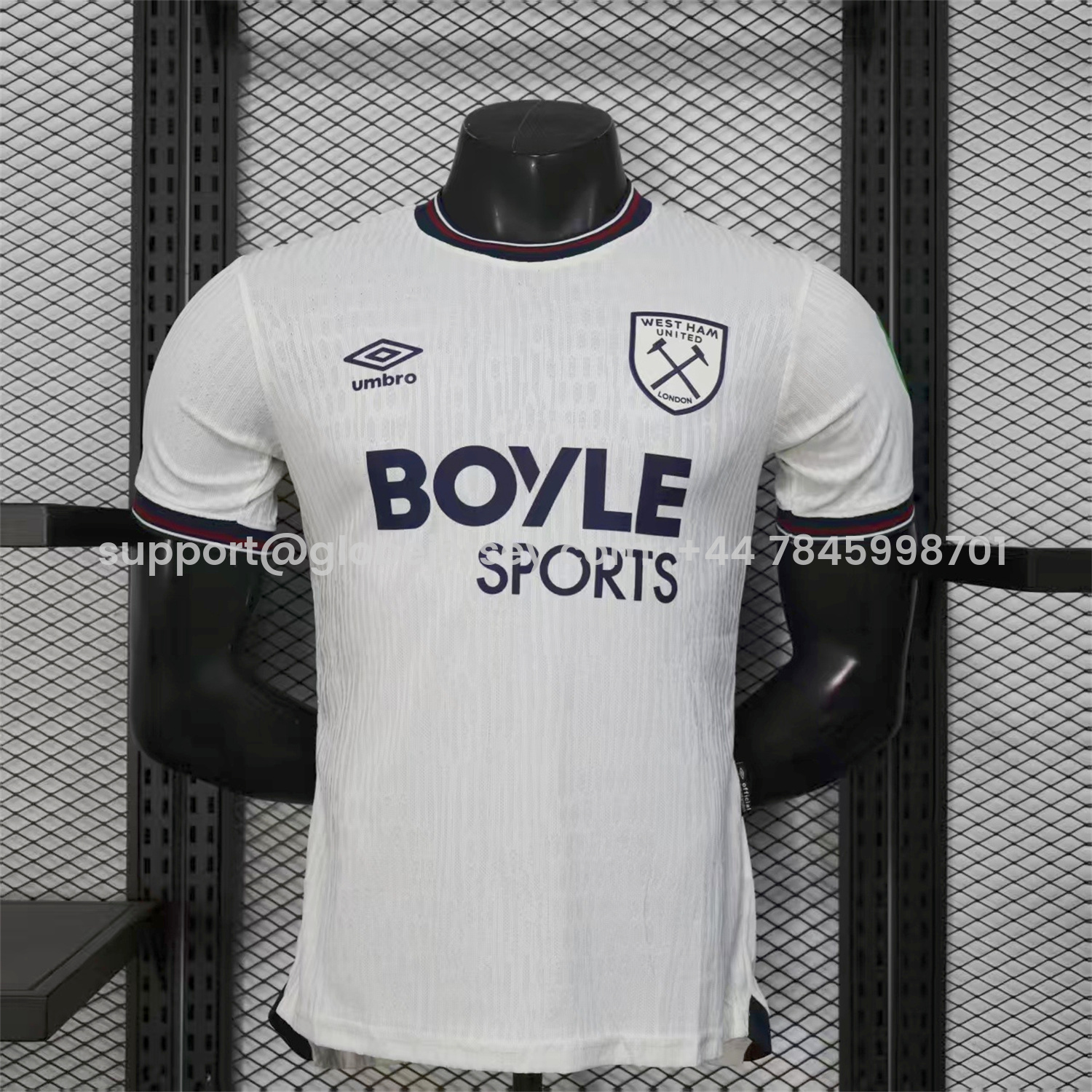 West Ham United 25-26 Away Jersey - Player Version