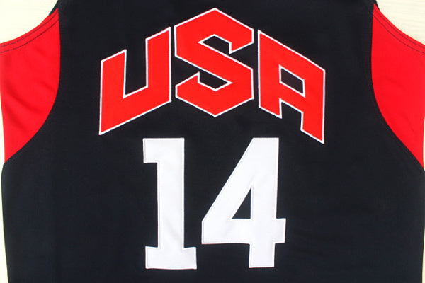 2012 American Dream Team No. 14 Davis Blue Embroidered Jersey