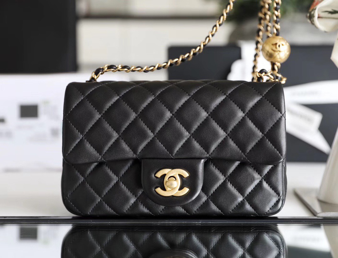 [15A] Chanel Pearl Crush Rectangular Flap Bag