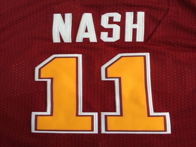 NCAA Santa Clara University No. 11 Nash Red Jersey