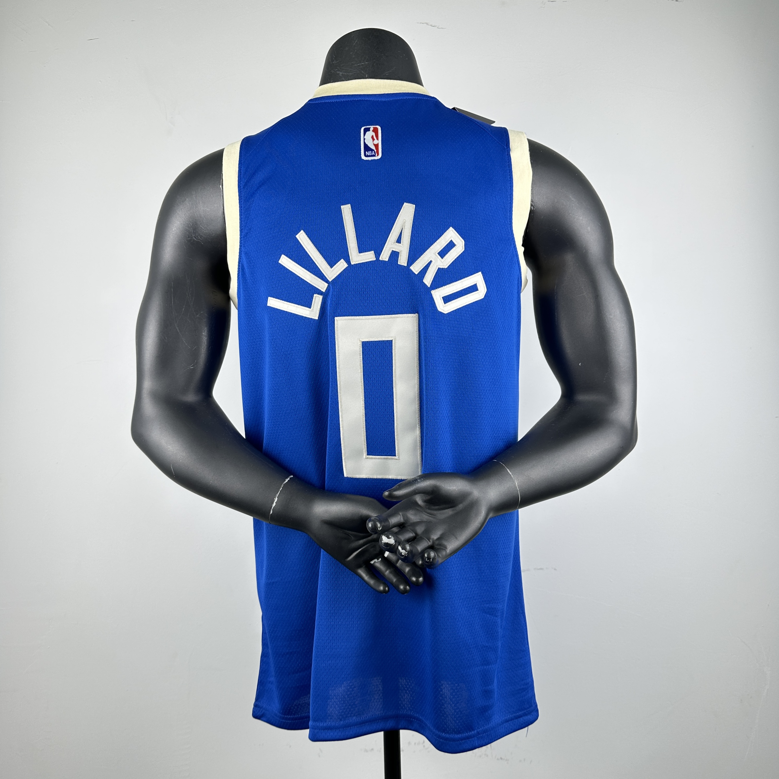 Embroidery 25th season Bucks City Edition No. 0 Lillard