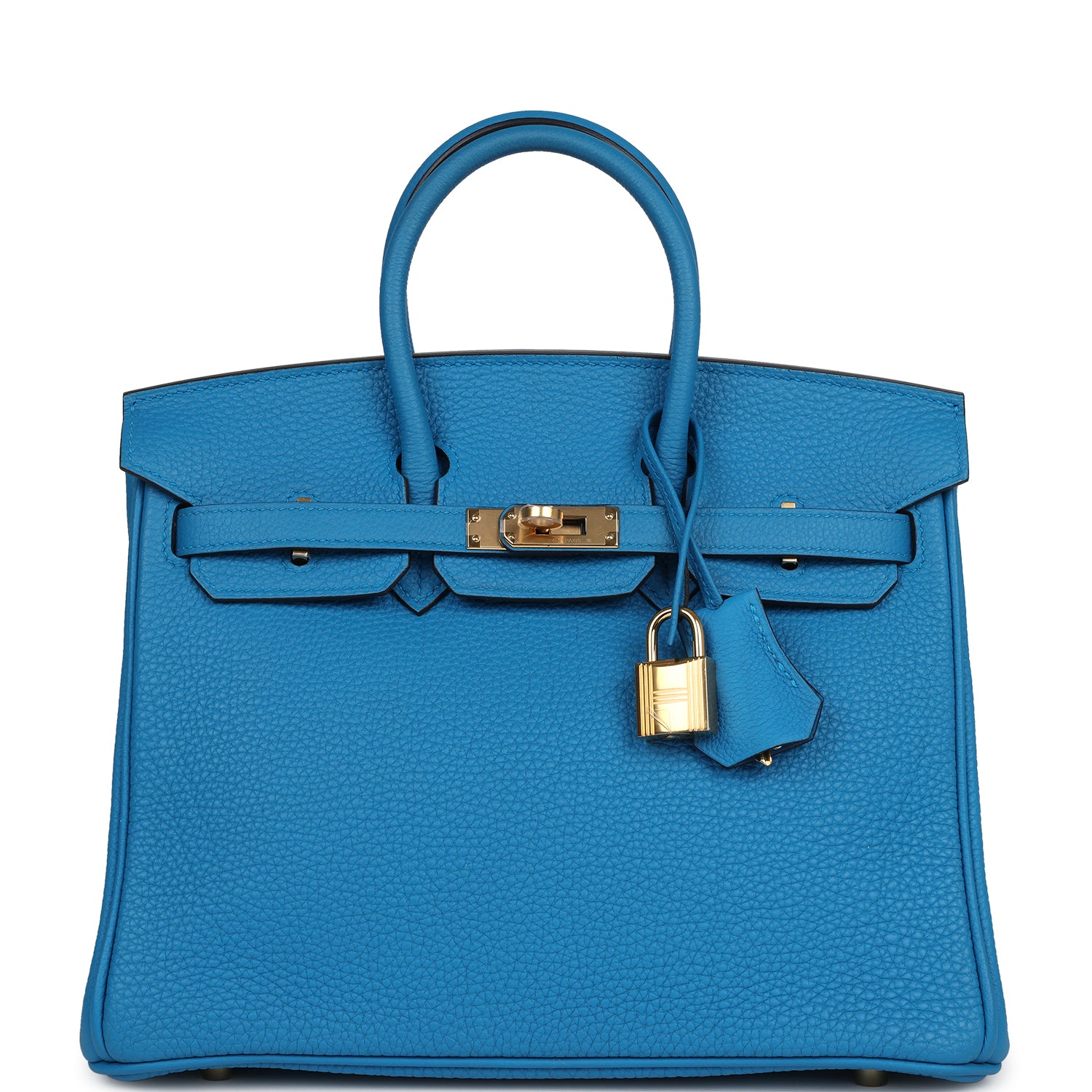 Birkin 25 Bleu Zanzibar Togo Gold Hardware