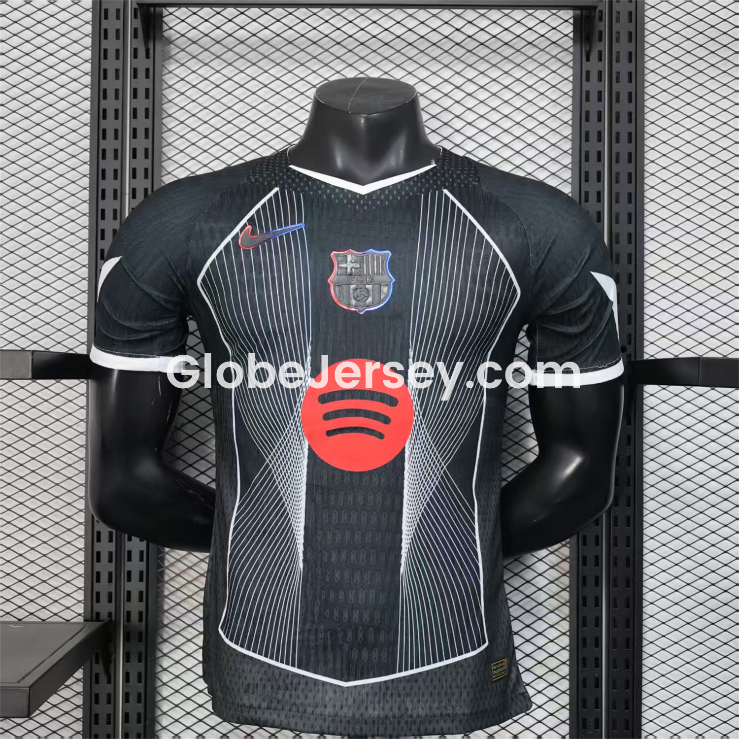 Barcelona 25-26 Black Big LOGO Special Jersey - Player Version