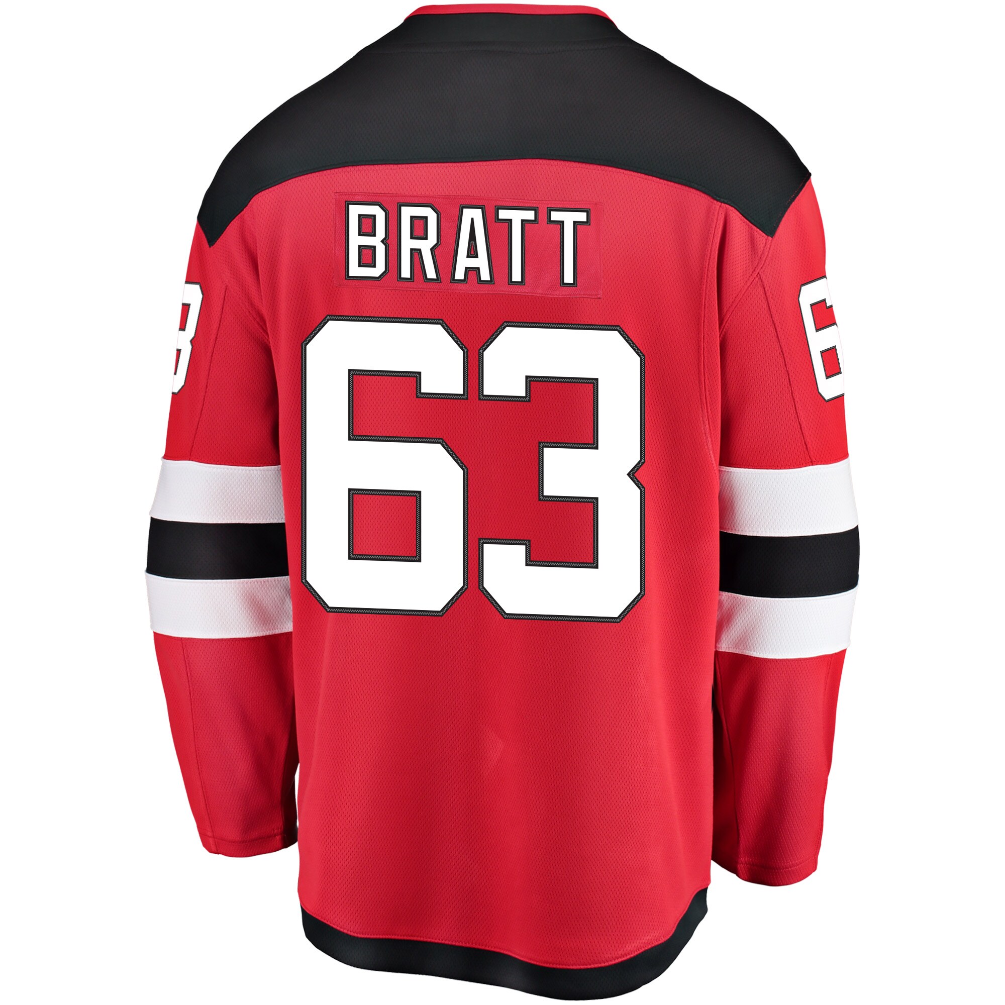 Jesper Bratt New Jersey Devils Fanatics Home Breakaway   Jersey – Red