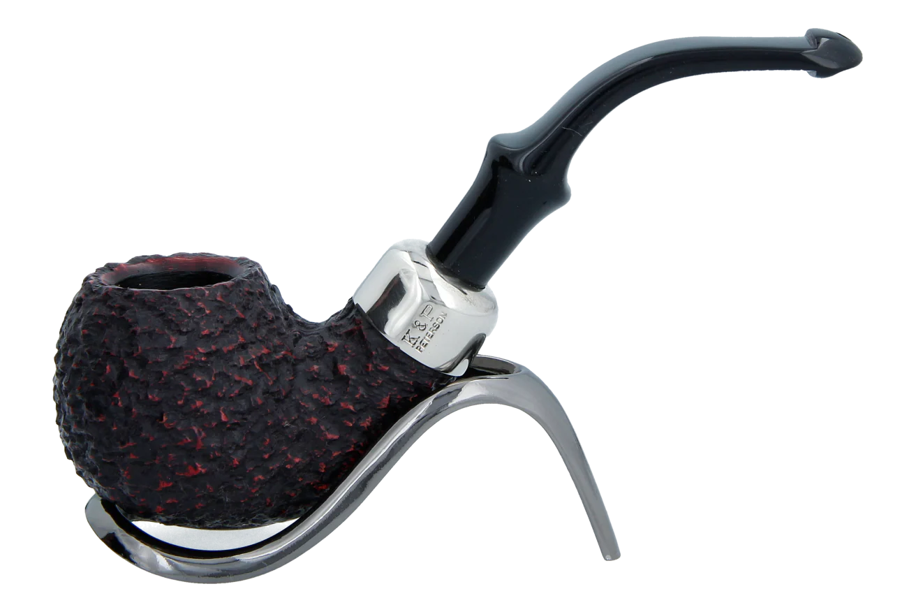 Peterson of Dublin System Rustic Briar Smoking Pipe - Shape No.302