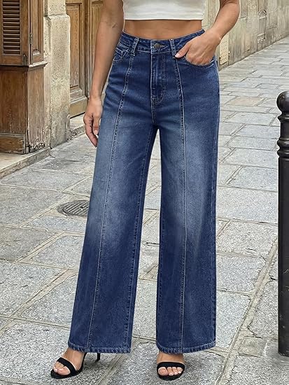 Women's Wide Leg Baggy Jeans