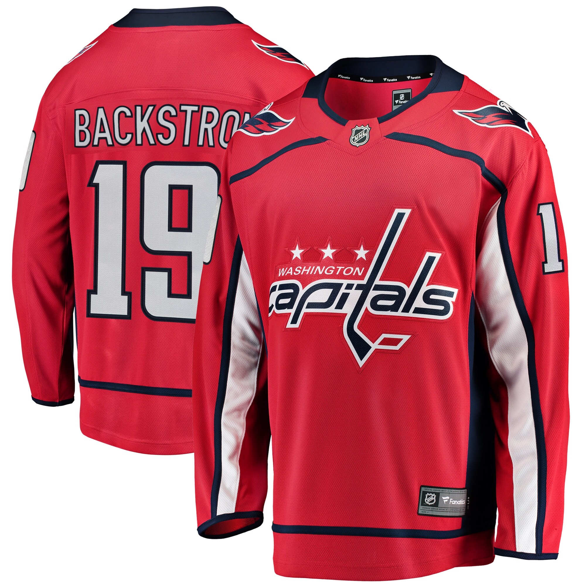 Nicklas Backstrom Washington Capitals Fanatics Breakaway   Jersey – Red