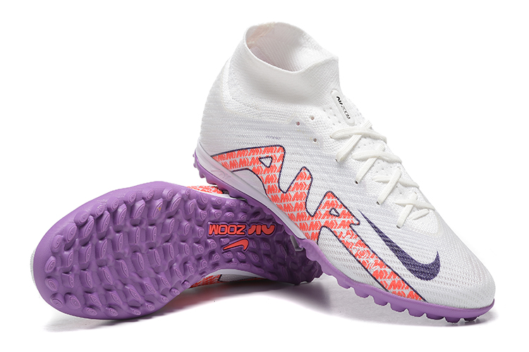 Assassin 15th generation high-top fully knitted waterproof MD air cushion grass stud football shoes