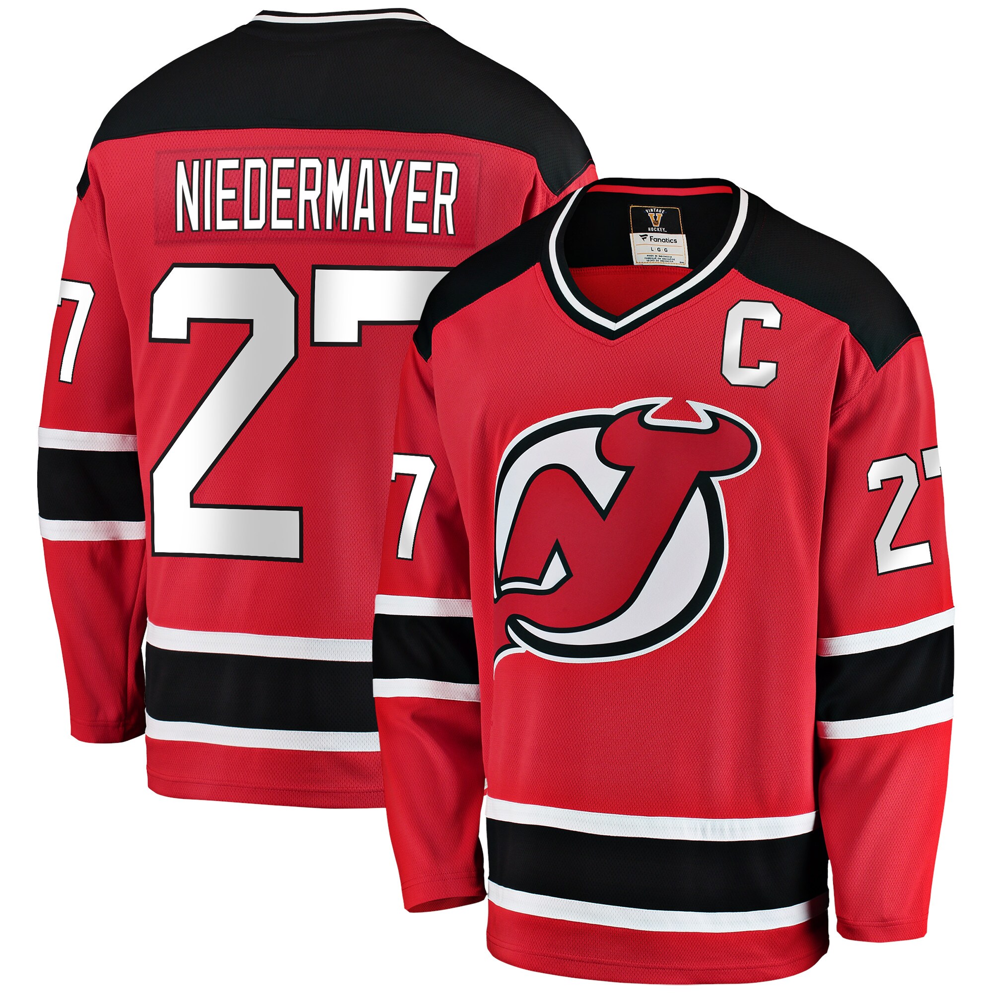 Scott Niedermayer New Jersey Devils Fanatics Premier Breakaway Retired   Jersey – Red