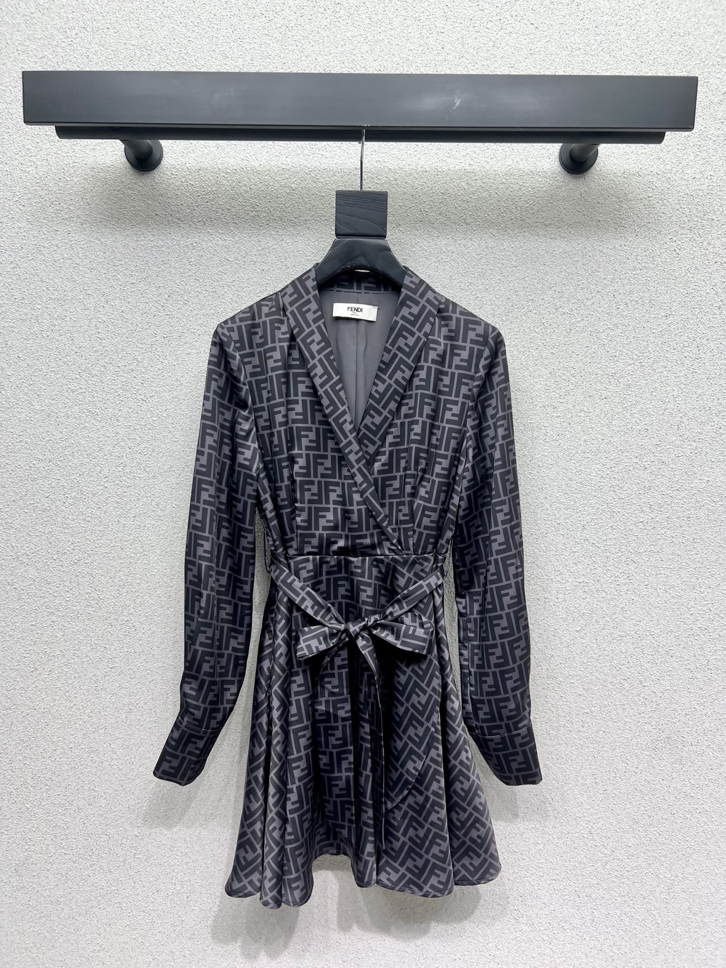 Monogram dress windbreaker