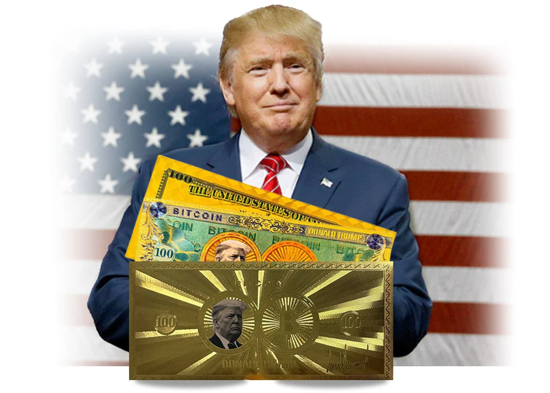 Trump Gold BTC Bucks Bills