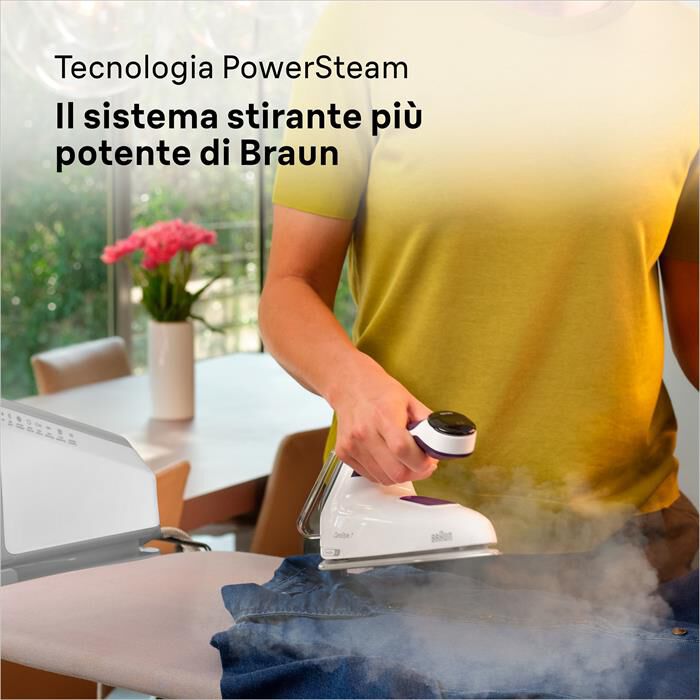 BRAUN - SISTEMA STIRANTE CARESTYLE 7 IS7266VI-Bianco viola