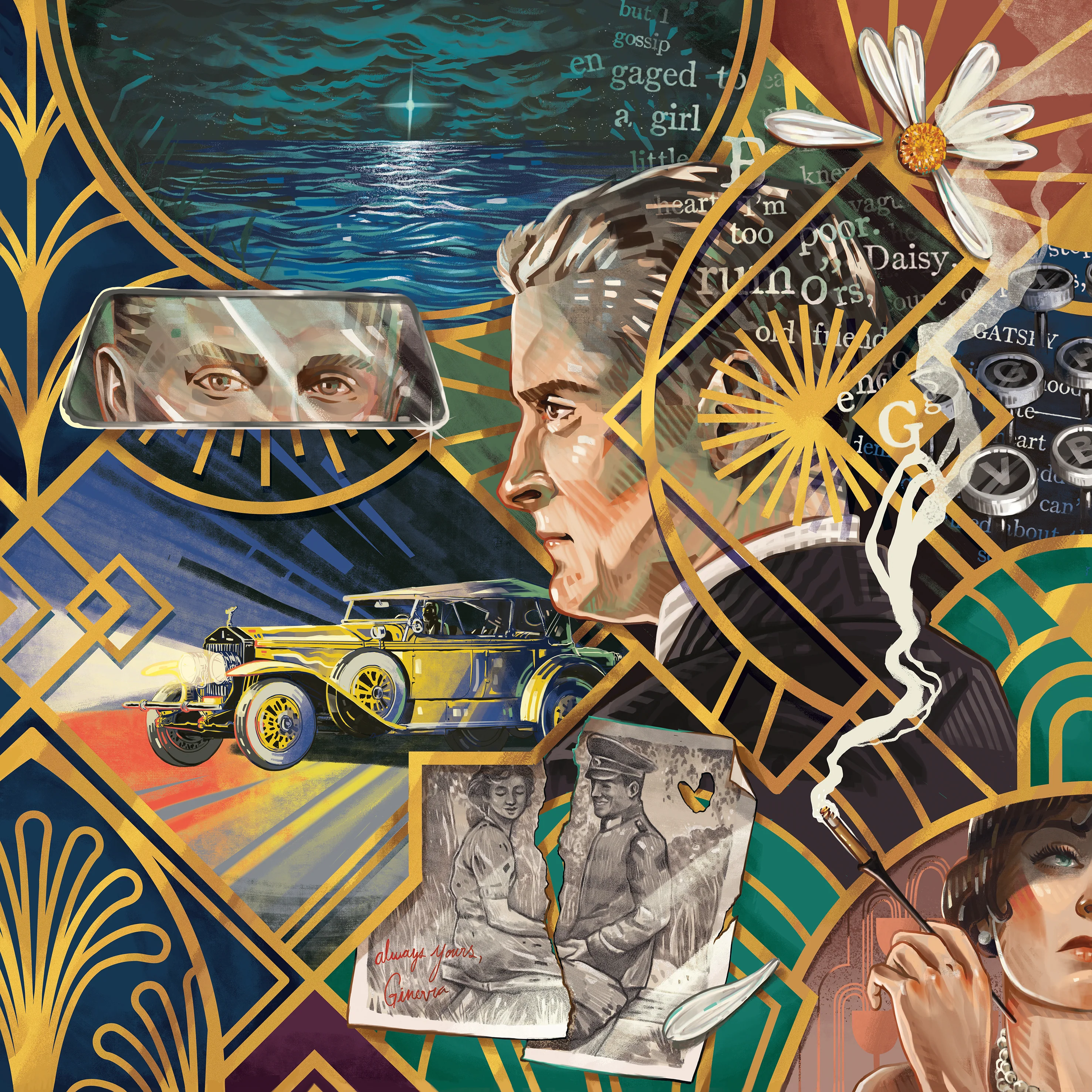 Ravensburger - Art & Soul -  The Great Gatsby - 750 Piece Jigsaw Puzzles