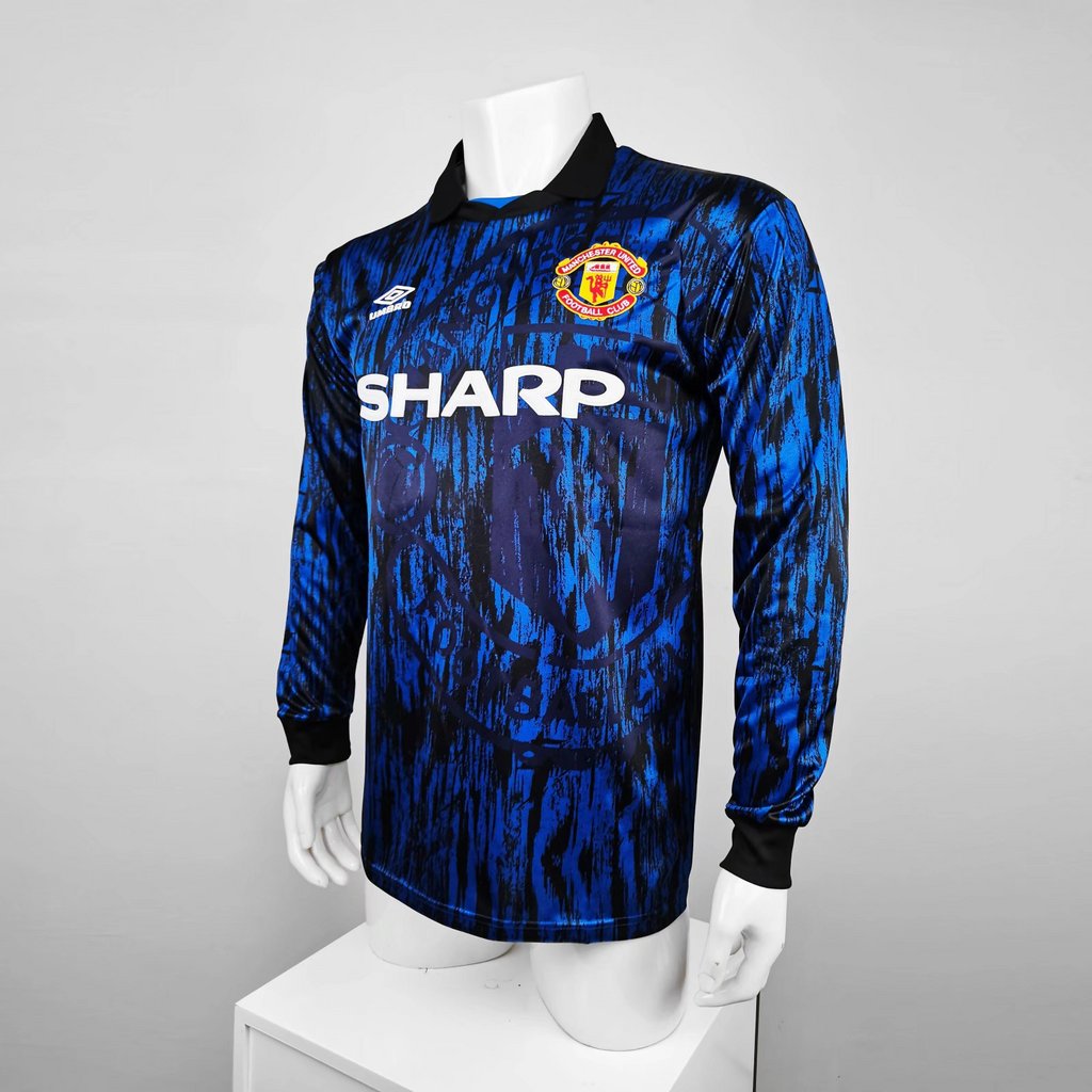 Retro Manchester United 92-94 Away Long Sleeve Jersey
