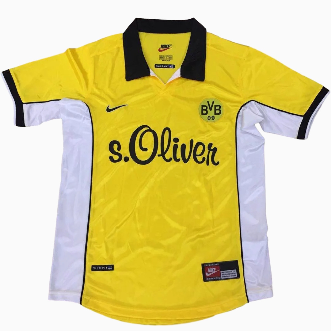 Retro Dortmund 1998-99 Home Stadium Jersey