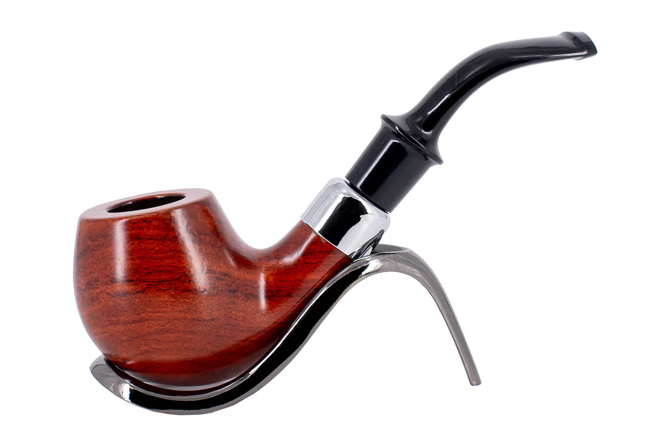 Smoke-King 9mm Rosewood Budget Pipe - Bent