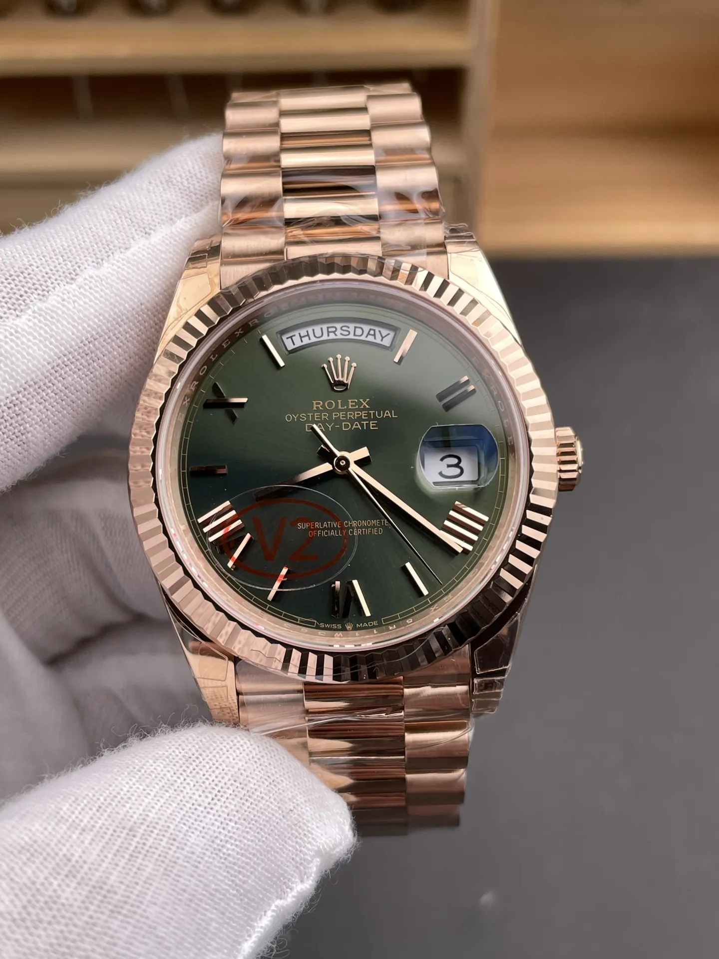 Rolex Day-Date Olive Green 40mm