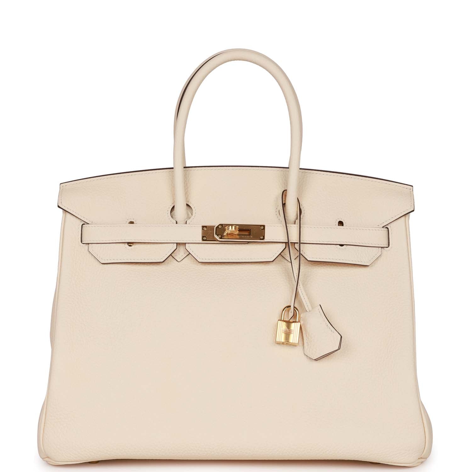 Birkin 35 Nata Clemence Gold Hardware