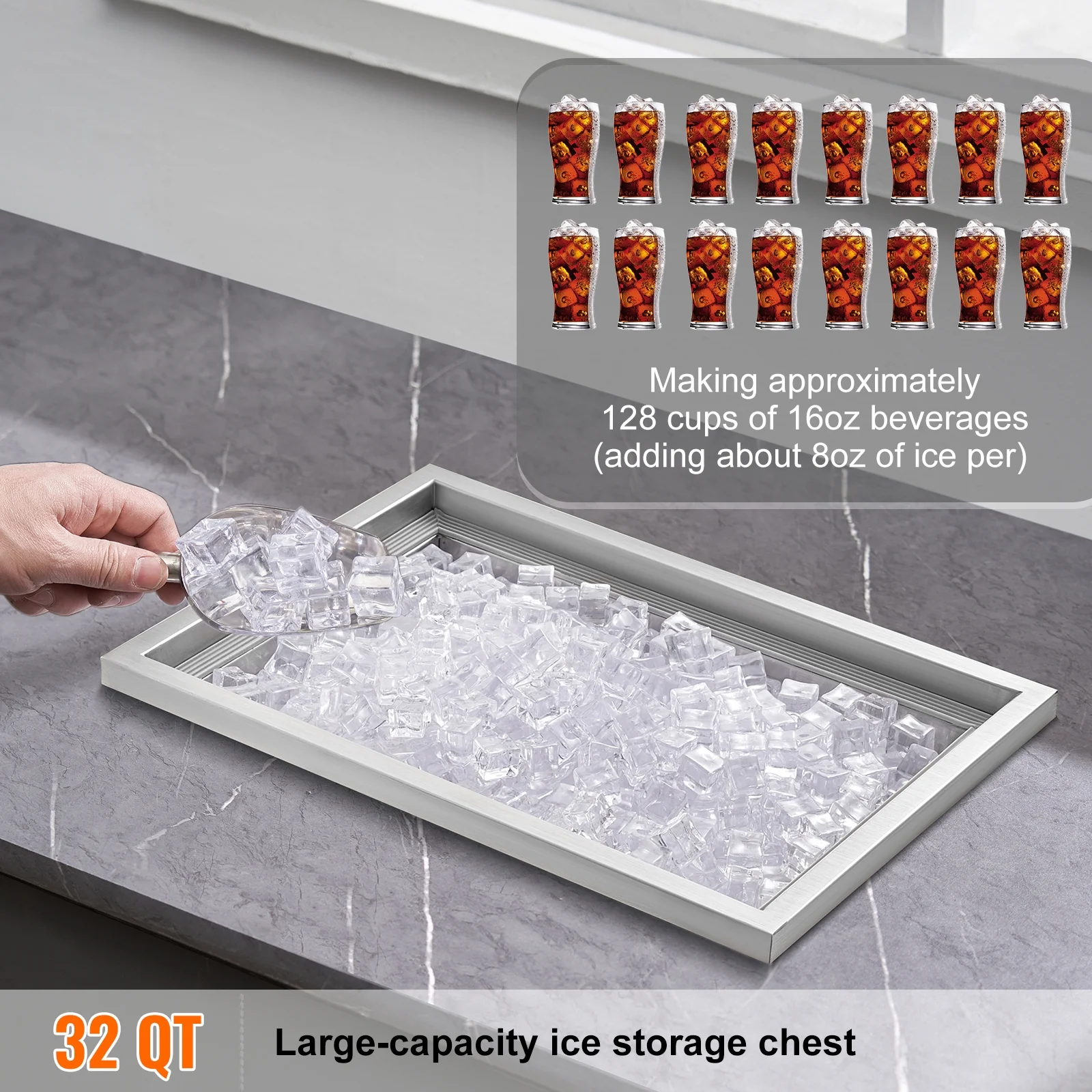 VEVOR Drop in Ice Chest 20
