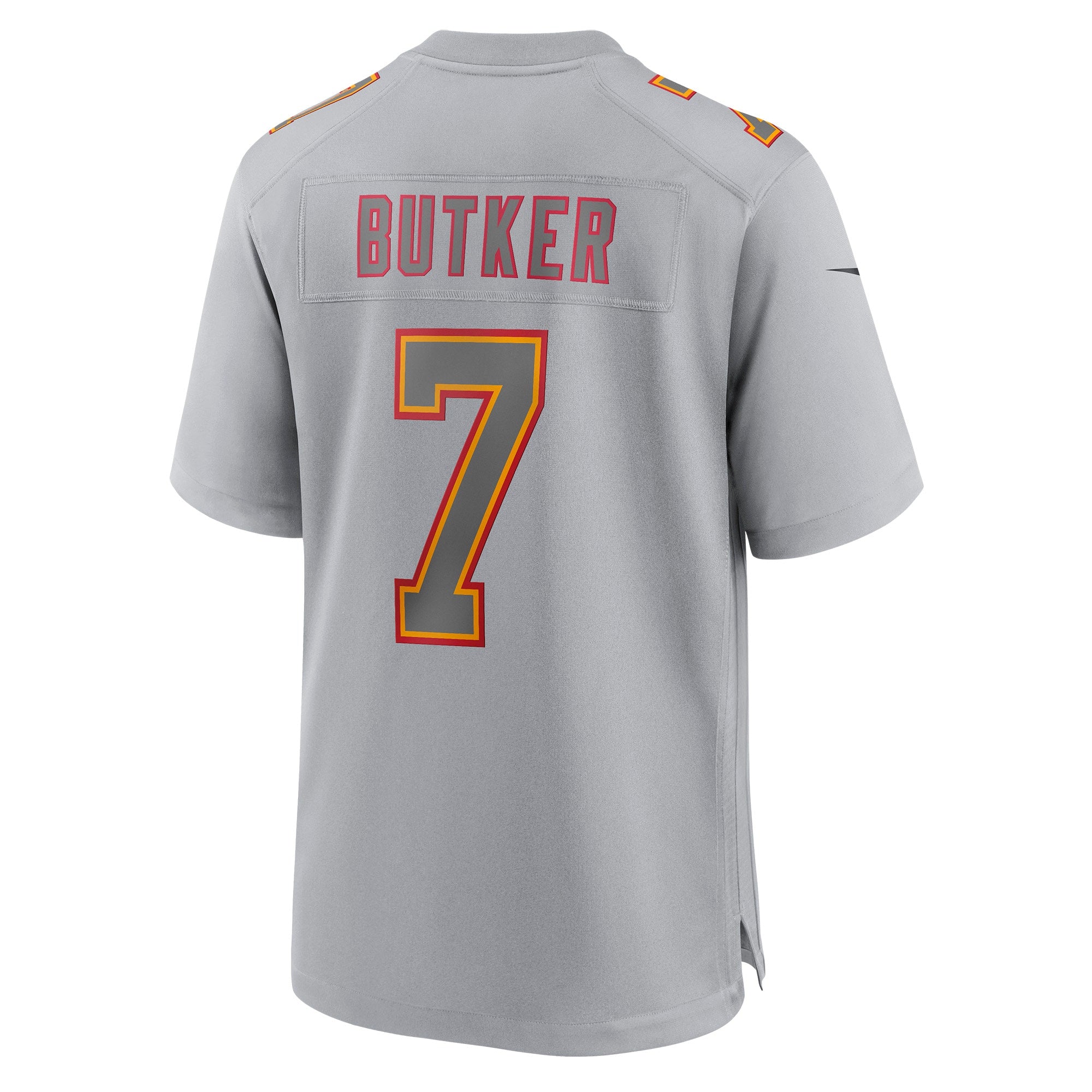 Harrison Butker Kansas City Chiefs Nike Super Bowl LVII Patch Atmosphere Fashion Game Jersey - Gray