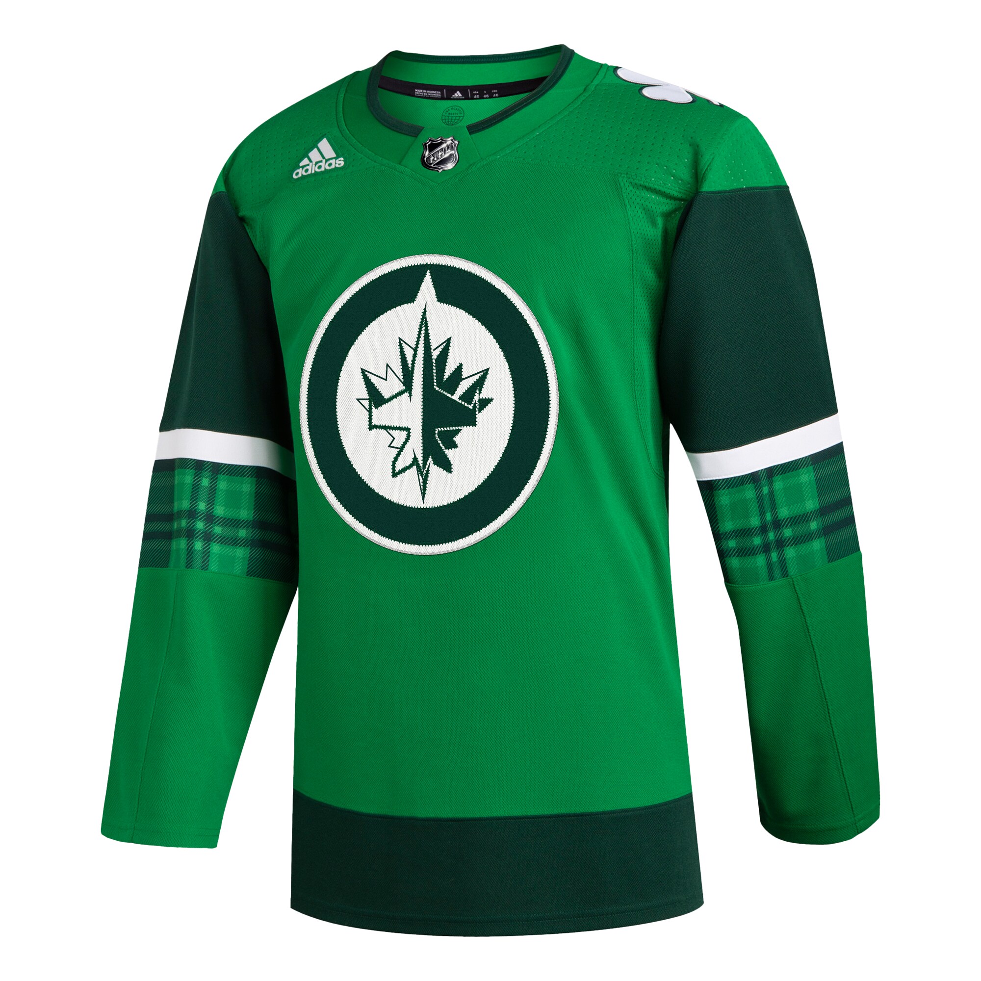 Winnipeg Jets  2023 St. Patrick’s Day Primegreen  Jersey – Kelly Green
