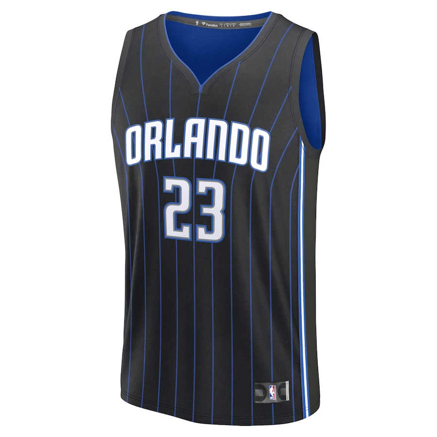 Youth Orlando Magic Tristan da Silva Fanatics Black 2024 NBA Draft Fast Break Player Jersey - Icon Edition