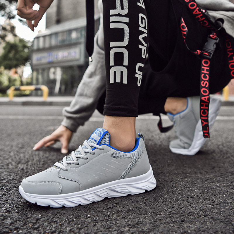 Student Casual Sports shoes black running shoes for men