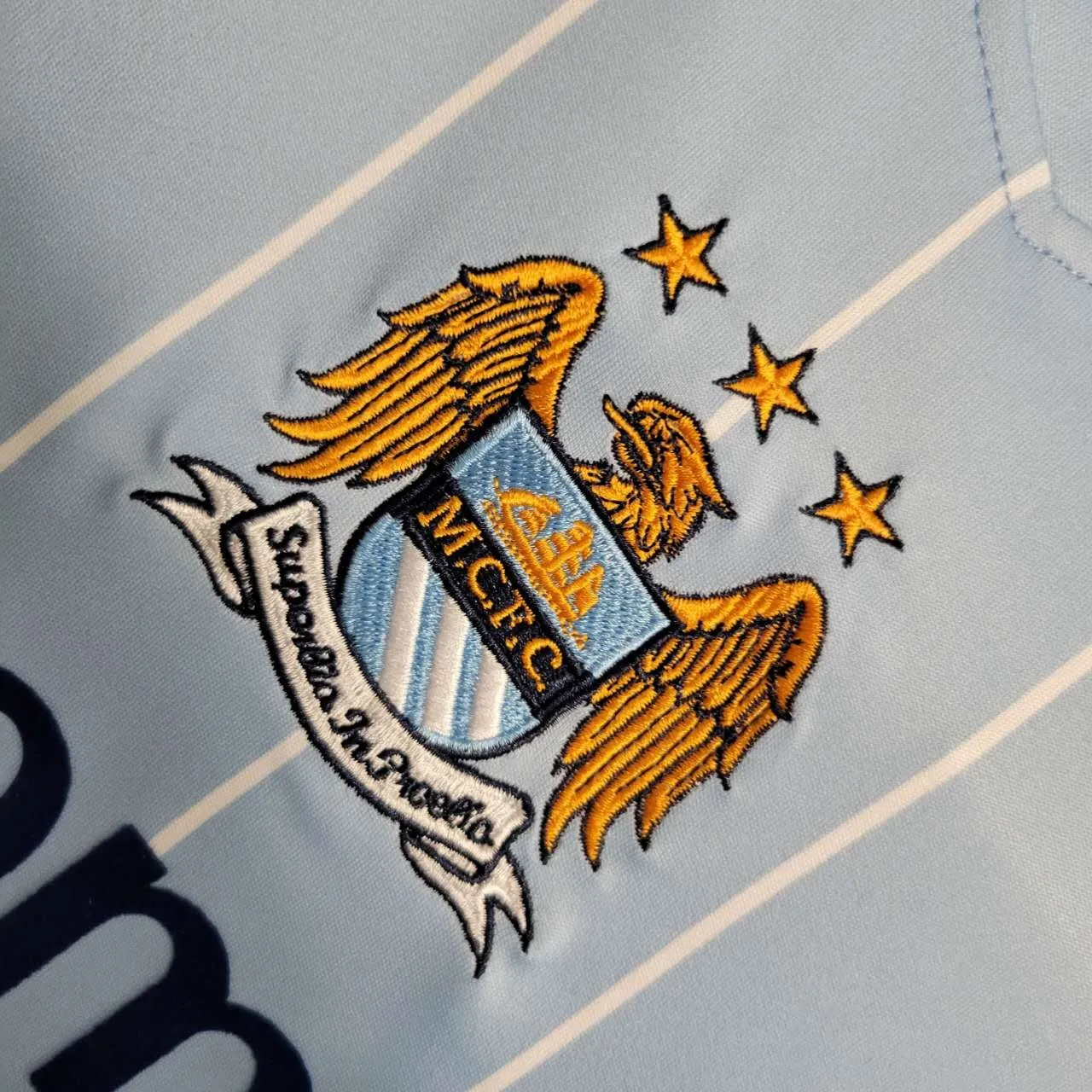 2007/08 Manchester City home retro jersey