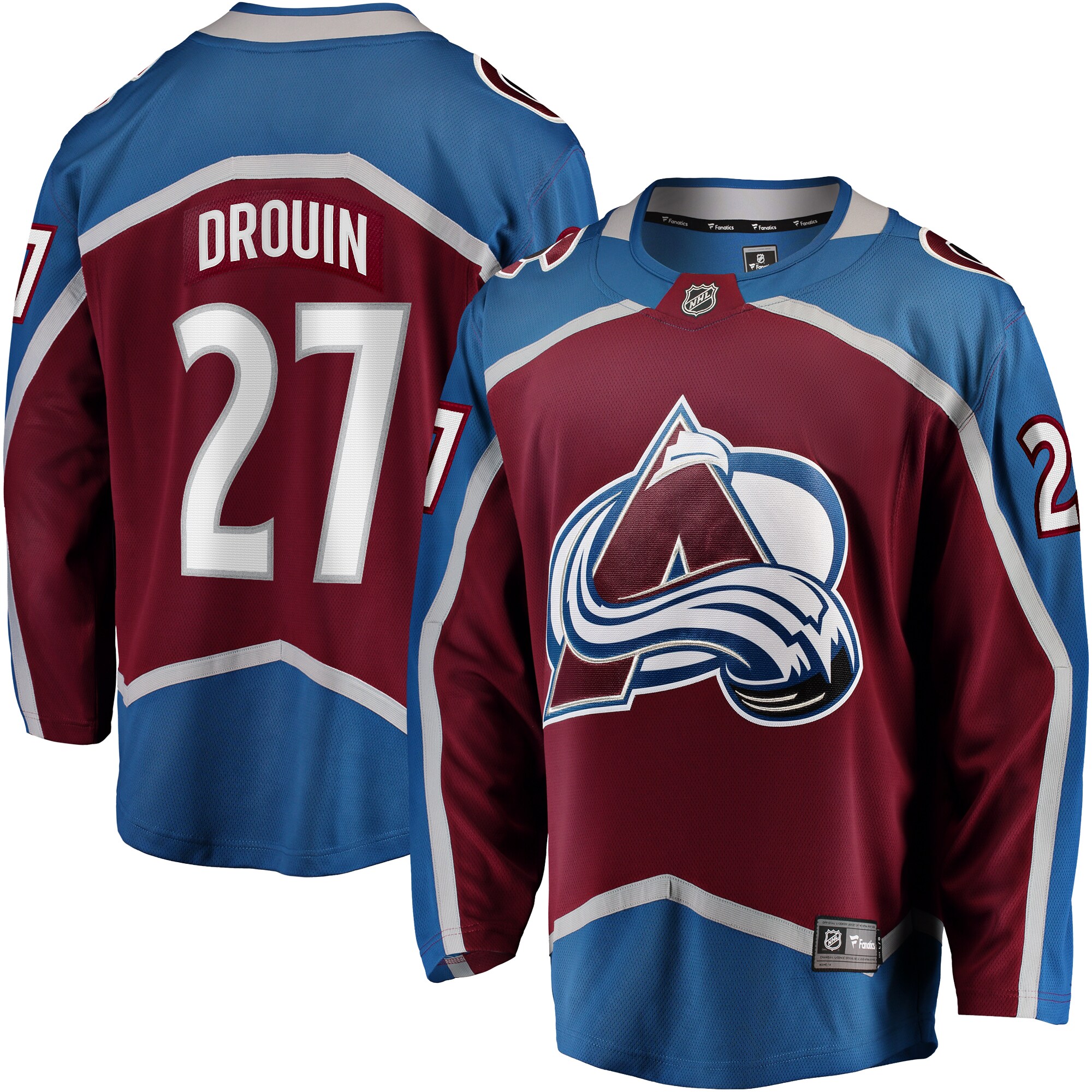 Jonathan Drouin Colorado Avalanche Fanatics Home Breakaway Jersey – Maroon