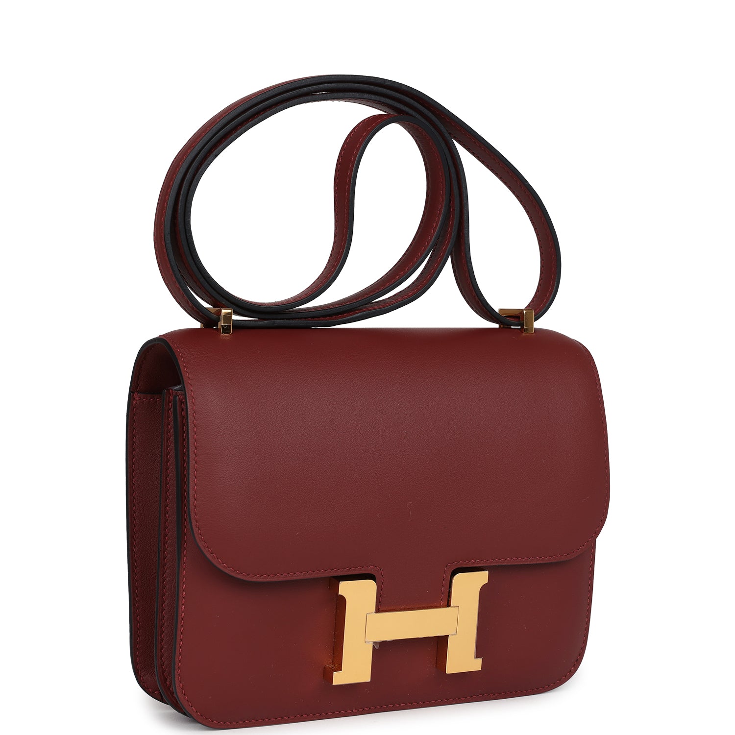 Constance 18 Rouge H Swift Gold Hardware
