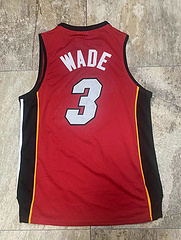 Dwayne Wade Miami Heat Red 3 MN