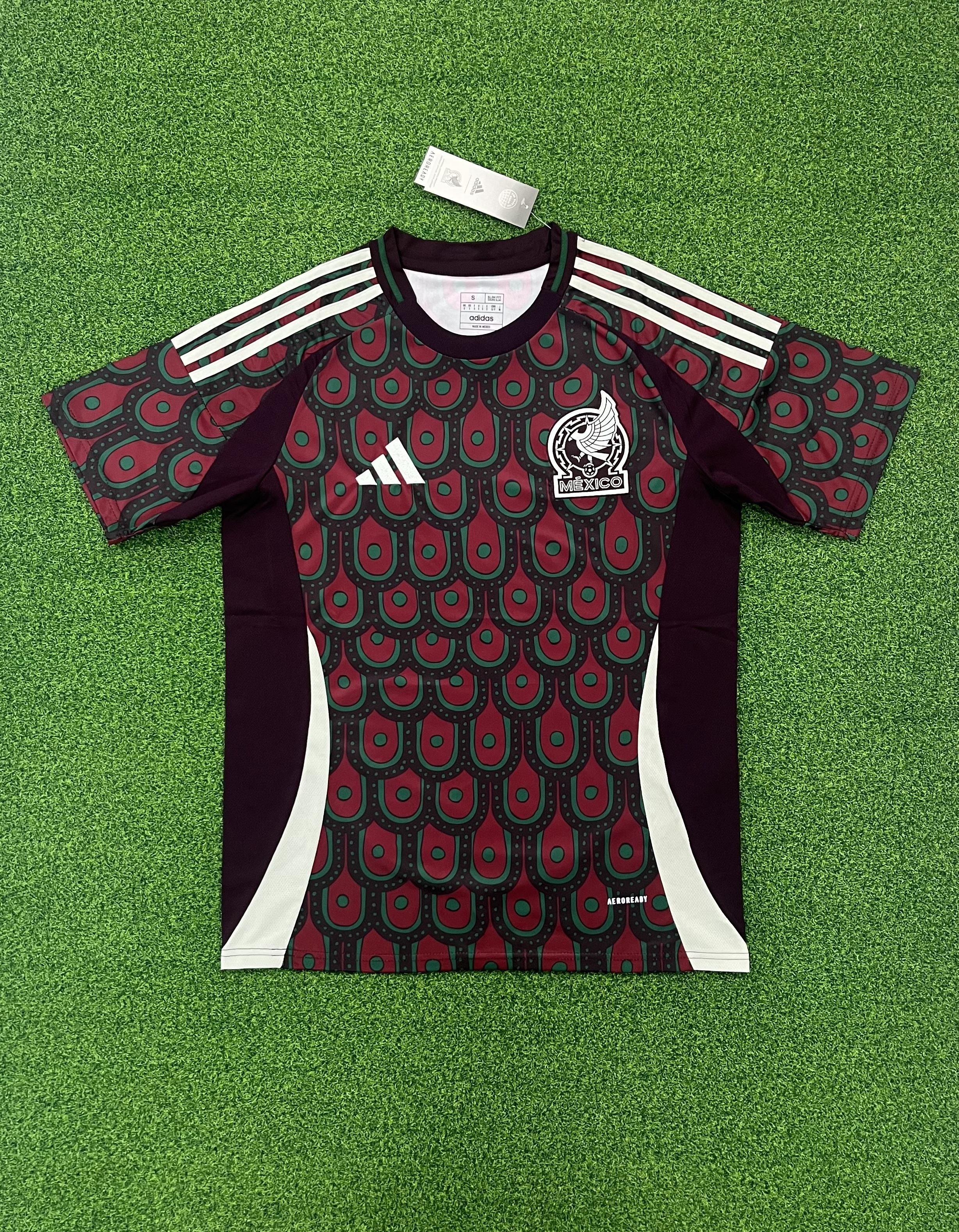 2425 Mexico home  jersey...Player embroidery version