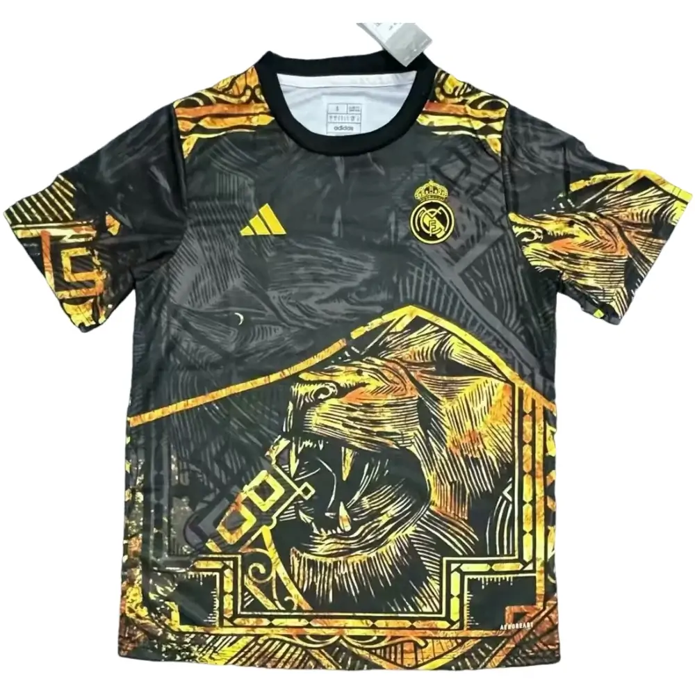 2025-26 Season - Real Madrid Special Edition Golden Lion Edition - Jersey - Fan Edition