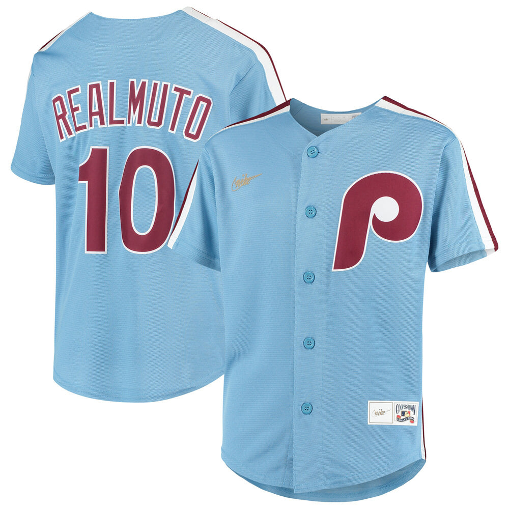 Youth Philadelphia Phillies JT Realmuto Alternate Player Jersey - Light Blue
