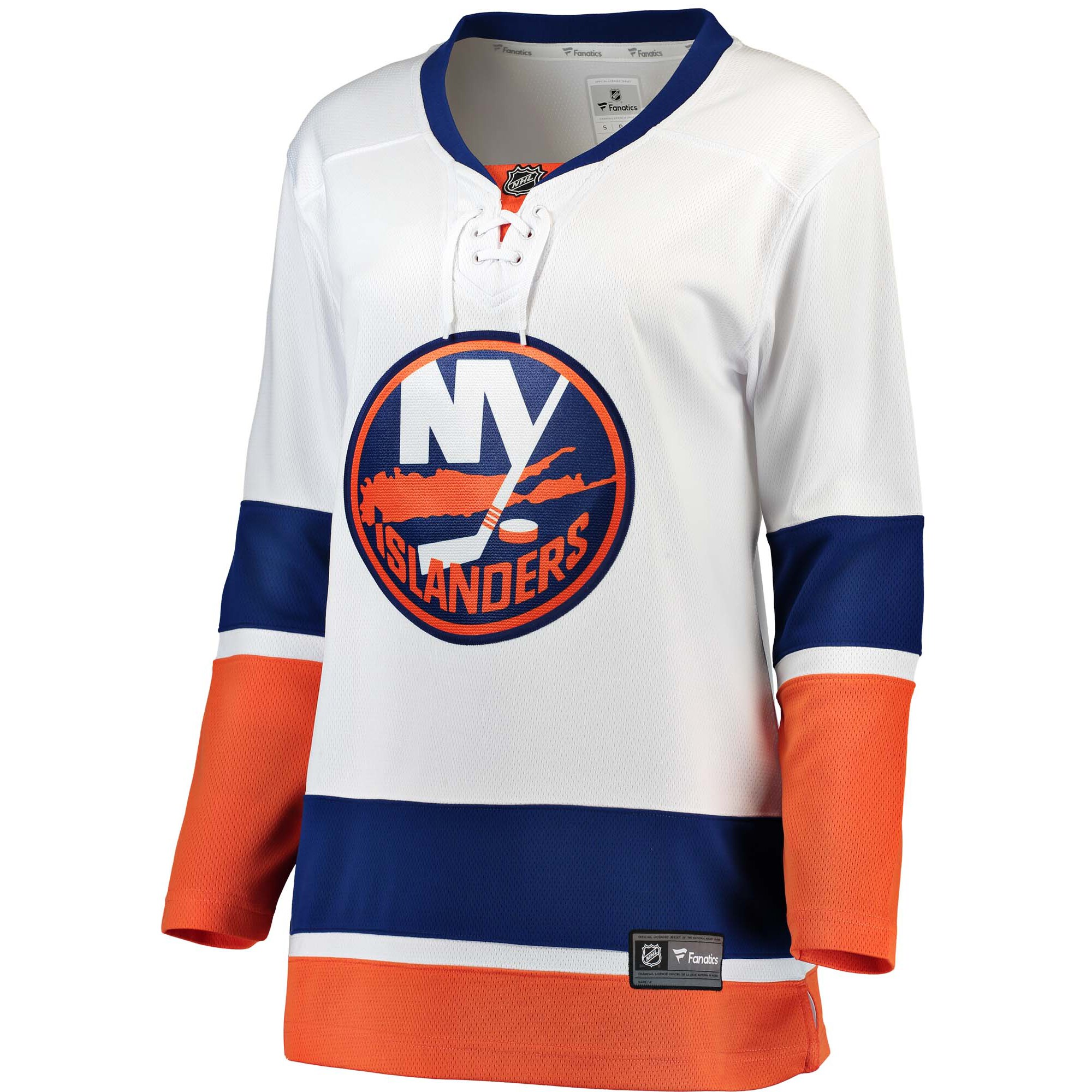 New York Islanders Fanatics Women’s Away Breakaway Jersey – White