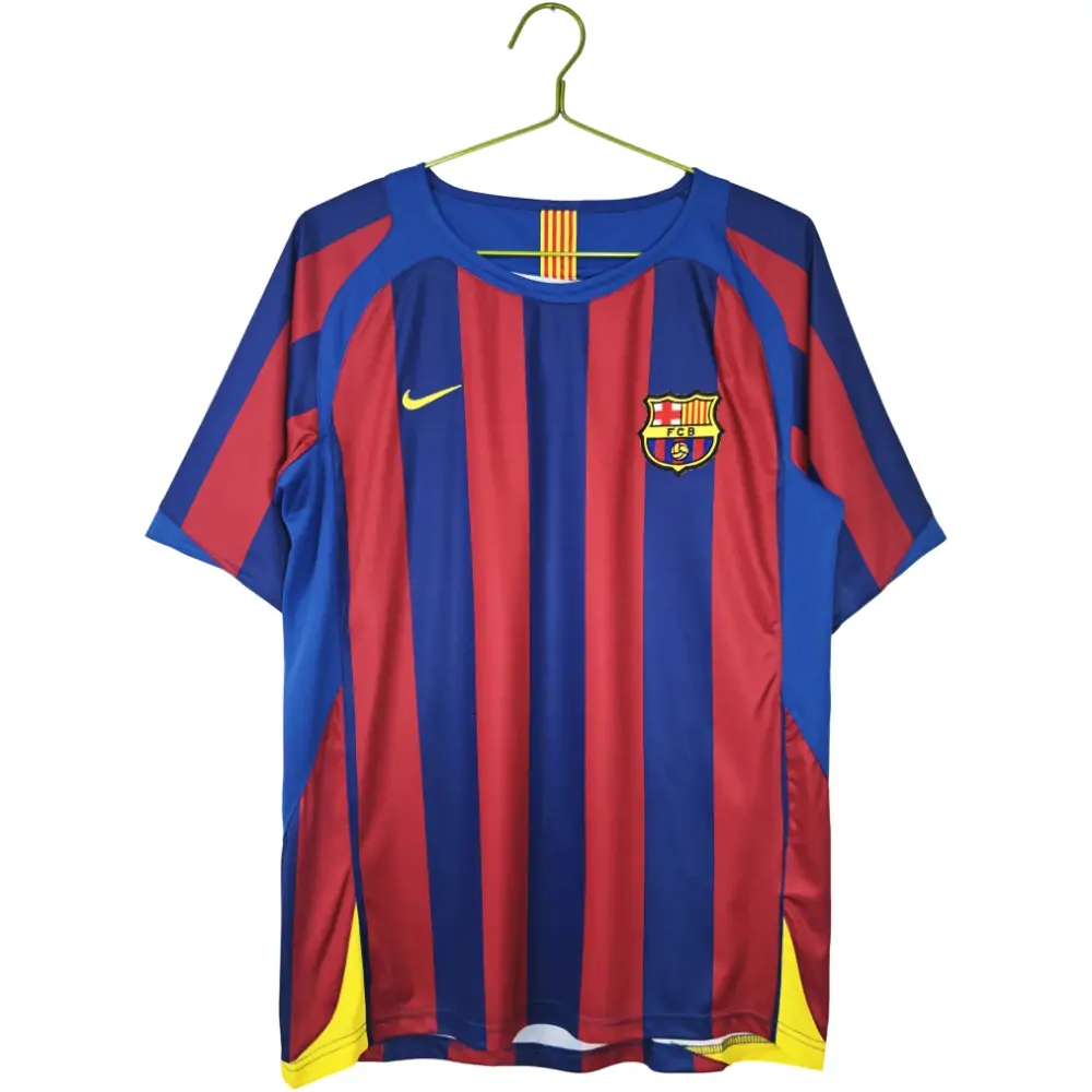 2005/06 Barcelona Home Retro Shirt League Edition - Fans Edition