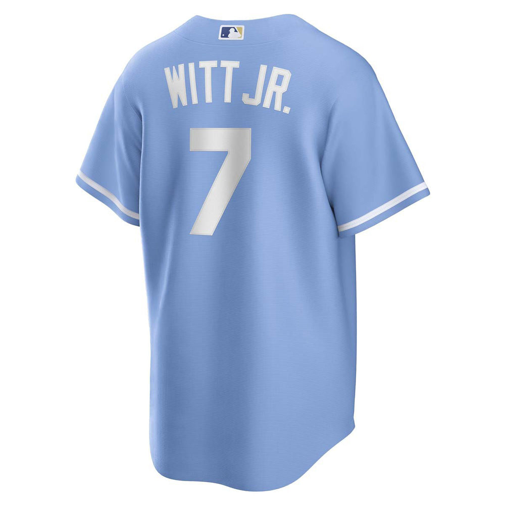 Men's Kansas City Royals Bobby Witt Cool Base Replica Alternate Jersey - Light Blue